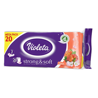 VIOLETA TOALETNI PAPIR BRESKVA 20/1 (475613)