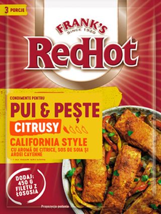 FRANK'S Condimente pentru pui și pește RedHot Citrus California Style 20g
