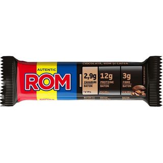 Rom, Baton Proteic cu ciocolata, rom, cafea 41g (ID 33207)