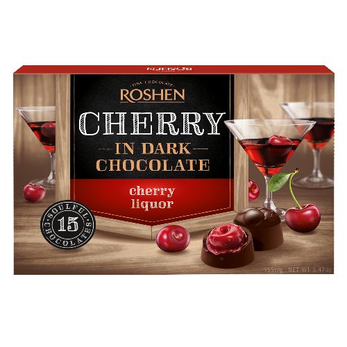 Roshen Бонбони вишна с вишнев ликьор