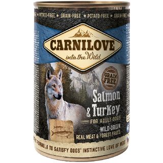 Hrana umeda pentru caini Carnilove Dog Somon&Curcan 400g