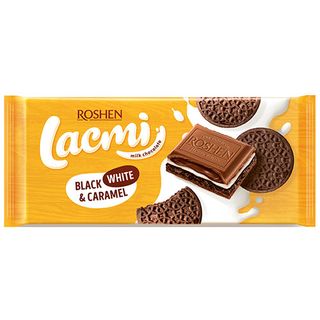 Lacmi шоколад Black&White карамел100 г / 00100845