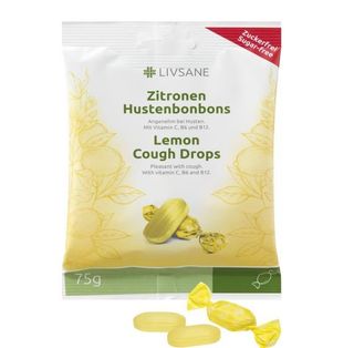 Livsane Dropsuri Cu Lamaie Fara Zahar 75G