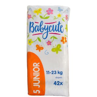 Babycute, Scutece bebelusi Marimea 5, 11-23 kg, 42 bucati (ID 30427)