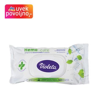 Violeta Hemo Care – vlažni toalet papir, 60/1