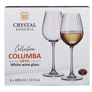 BOHEMIA Columba Opt Чаши вино 400мл 6бр / 20681494