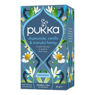 Ceai BIO PUKKA Chamomile, Vanilla & Manuka, 20 pliculete