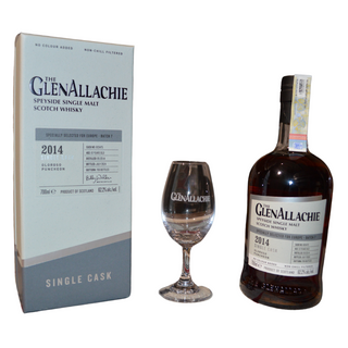 Whisky GlenAllachie Single Cask #803475 Oloroso Puncheon 2014, Pahar Glaincairn Copita Cadou, 0.7L, 62.2%