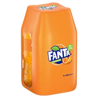 Bautura carbogazoasa cu aroma de portocale Fanta 4 x 0.33L