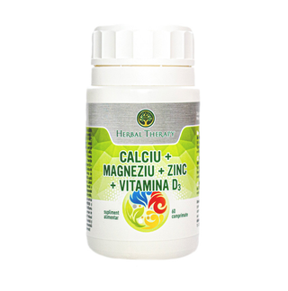 Ca+Mg+Zn+D3 - comprimate masticabile