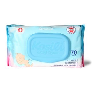 Maramice vlažne plave Kosili 70 kom