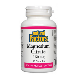 Магнезий (цитрат) капсули за сърце, мускули и зъби  150мг х90 Natural Factors