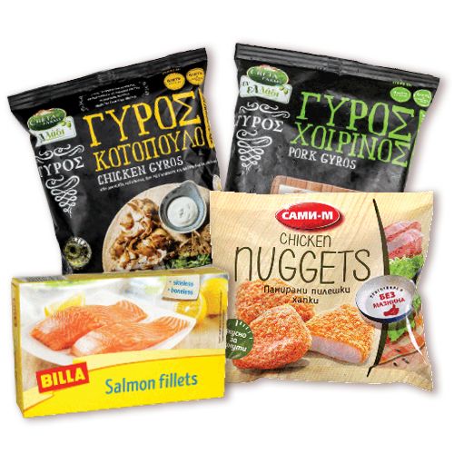 Замразена Риба, Морски и Месни Продукти