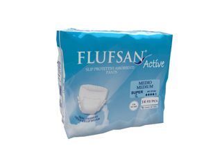FLUFSAN ADULTS pelene za odrasle active medium super 40-70 kg 14 KOM | 8015013501460