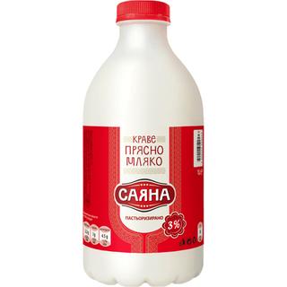 Саяна Прясно мляко 3% 1 Л / 38931221