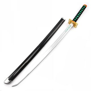 Demon Slayer - Wood Sword Replica - Standard Nichirin Katana Green (Muichiro Tokito)