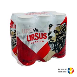 Pach Bere Ursus Premium Doze 0.5Lx6