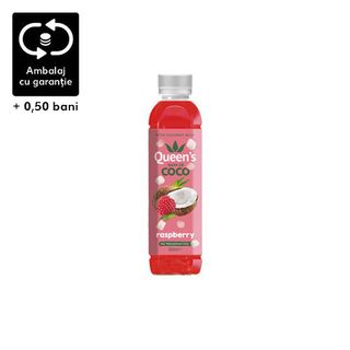 Queen Nata De Coco Zmeura 0,5L Petsgr