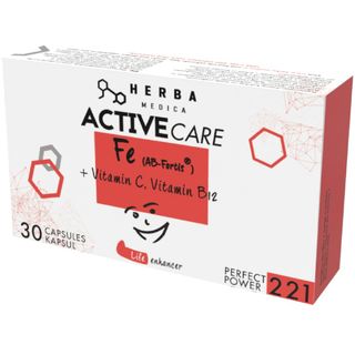 HERBA MEDICA active care Fe, vitamin C, vitamin B12 kapsule 30 KOM | 3830049643145