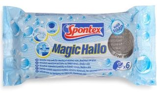 Čelična vuna Magic Hallo sa deterdžentom 10g 6/1 Spontex 97072100