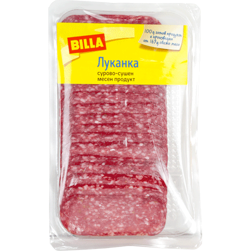 BILLA Луканка слайс 100 ГР