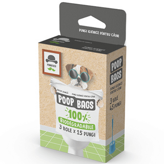 Pungi igienice biodegradabile Poop Bags 3x15 buc