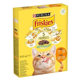 FRISKIES Briketi za mačke Adult Piletina i Povrće 300g