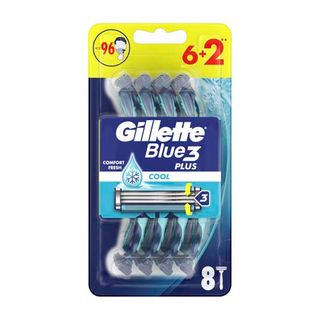 Gillette Blue 3 Plus Cool Ap.Ras 6+2Buc