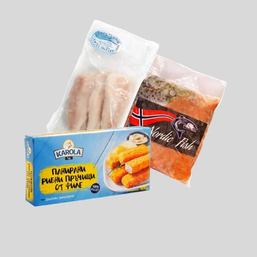 РИБА И МОРСКИ ПРОДУКТИ.