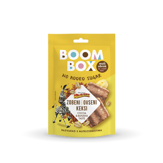 Keksi Zobeni Banana Kakao 50 g Boom Box