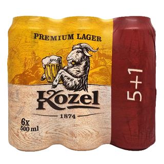 Kozel Бира мултипак КЕН 5+1X0.5Л / 38954622