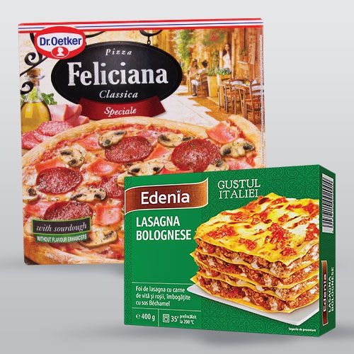 Пица, лазаня и багети