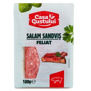Casa Gustului Salam sandvis feliat 100 g