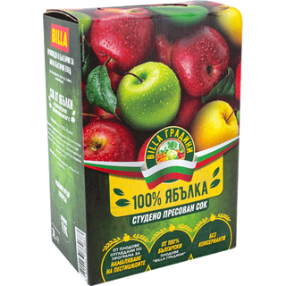 BILLA Градини Сок 100% Ябълка 3 Л / 38941148
