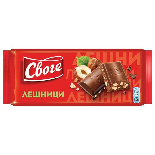 Шоколад Своге Фин Млечен С Лешник