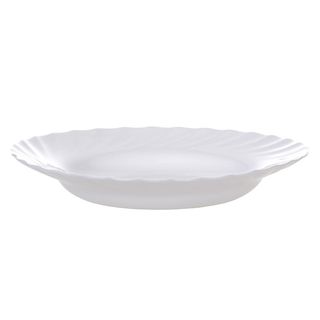 Farfurie adanca alba din opal 22.5 cm