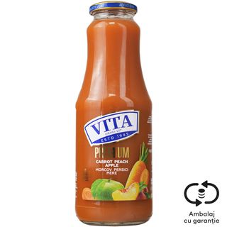 Vita, Suc de morcov, piersici si mere 1L (ID 42908)