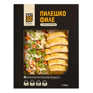 ToGo Eat Good Пилешко филе ориз и зеленчуци 300г / 20925272