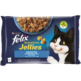 Felix SensatIons Рибно меню в желе 4x85гр 340 ГР / 38933575