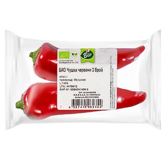 K-Bio Чушки червени 180г бр / 00078393