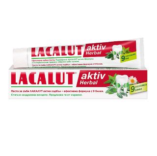 Lacalut Aktiv Herbal Паста за зъби 75 МЛ / 38922716