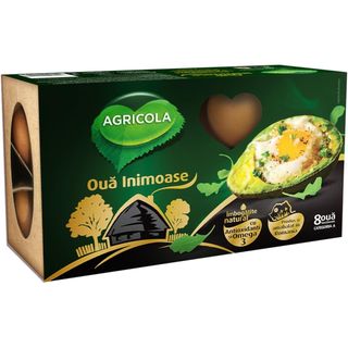 Agricola, Oua cu Omega 3 cod 2, 8 bucati (ID 46000)
