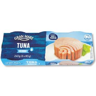 Gran Mare tuna in own juice 3 x 80 g