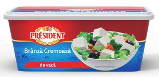 President branza cremoasa de vaca 250 g
