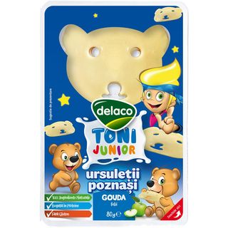 Delaco, Gouda felii Ursuletii poznasi 80 g (ID 29009)