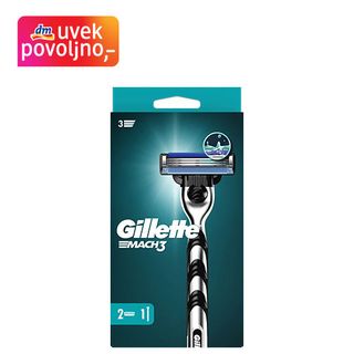 Gillette MACH3 aparat za brijanje + 2 dopune