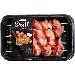 Mega Grill, Frigarui din pulpa de pui cu ceapa si ardei +/-0.500 Kg (ID 16328)