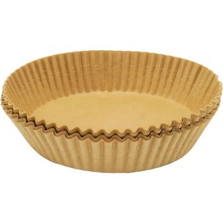 Set hartie de copt pentru friteuza Actuel, 75 bucati, forma rotunda, 20 x 20 cm