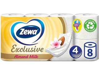 Hartie igienica Zewa Exclusive Almond Milk 4 straturi 8 role 