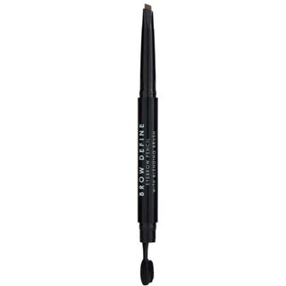 MUA MAKEUP olovka za obrve brow define with blending brush dark brown | 5055402965414
